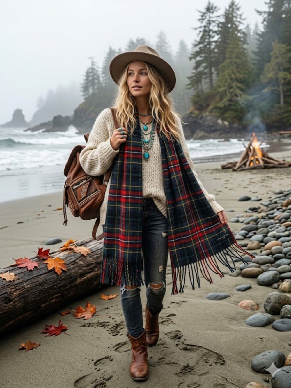 Banana Republic Plaid Scarf
